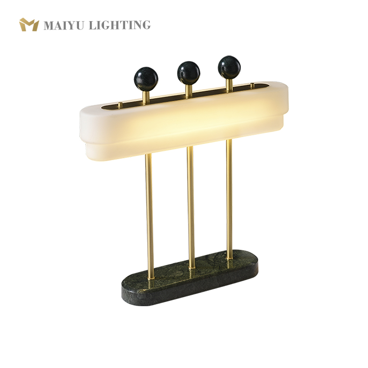 Marble table lamp