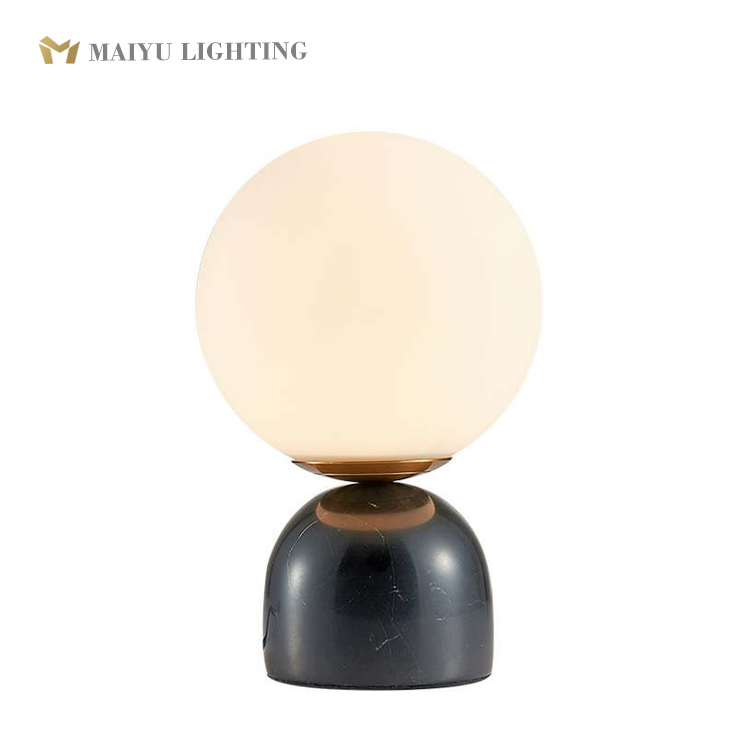 Marble table lamp