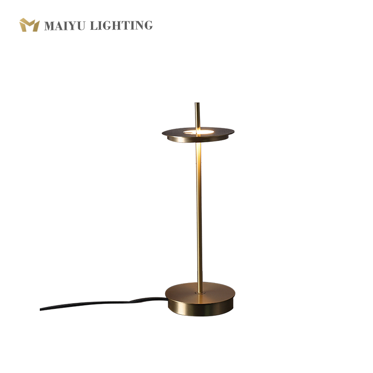 Brass table lamp