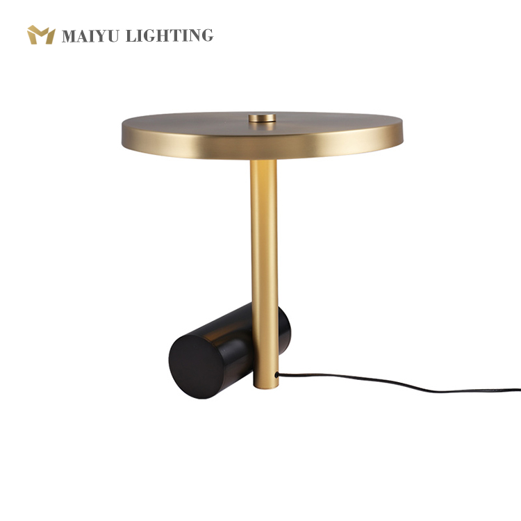 Brass table reading lamp