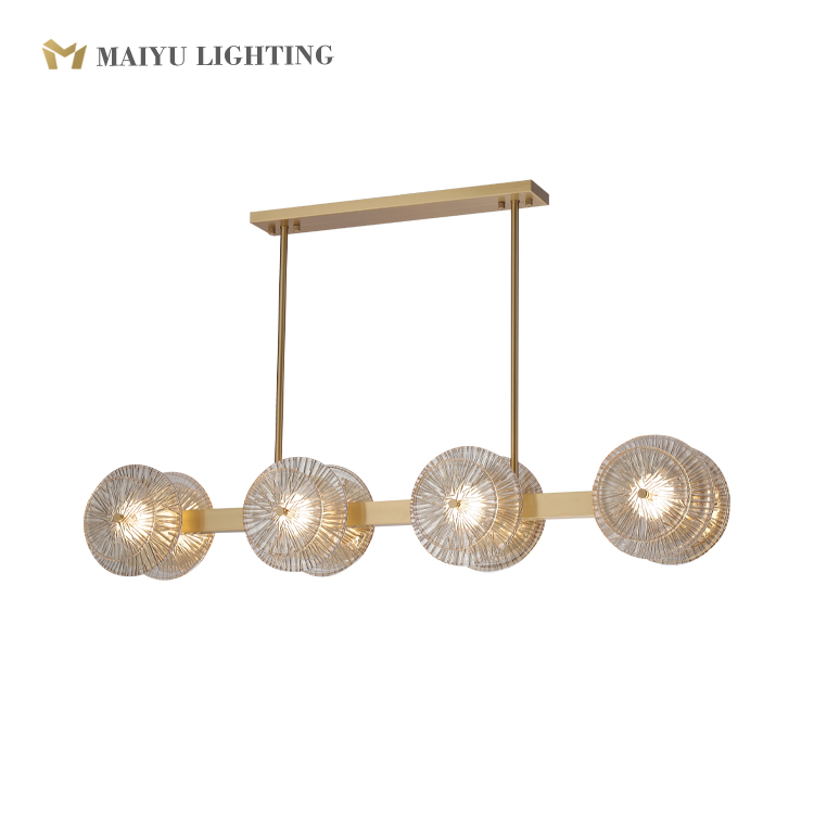 Long shape chandelier LED pendant lighting