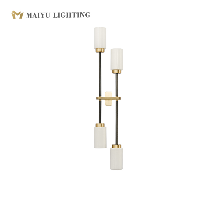 G4 lighting smoky glass wall lamp