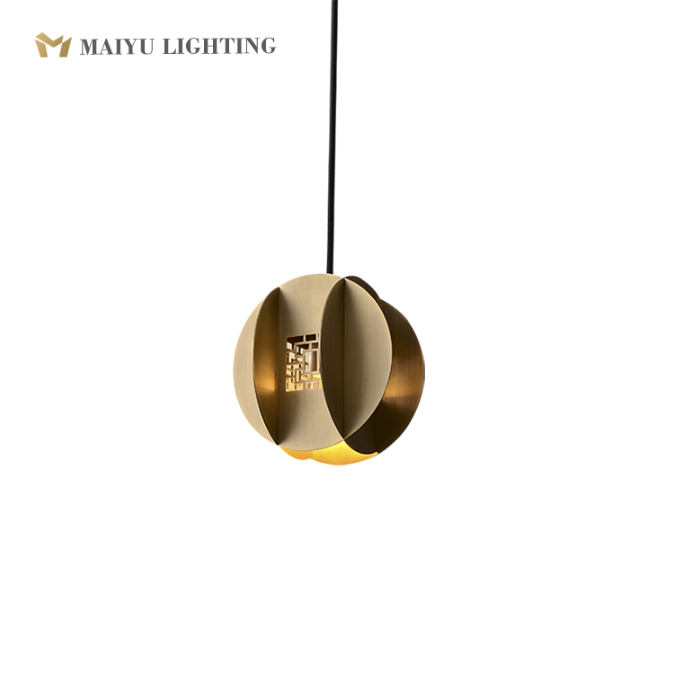 pendant lamp single brass lighting