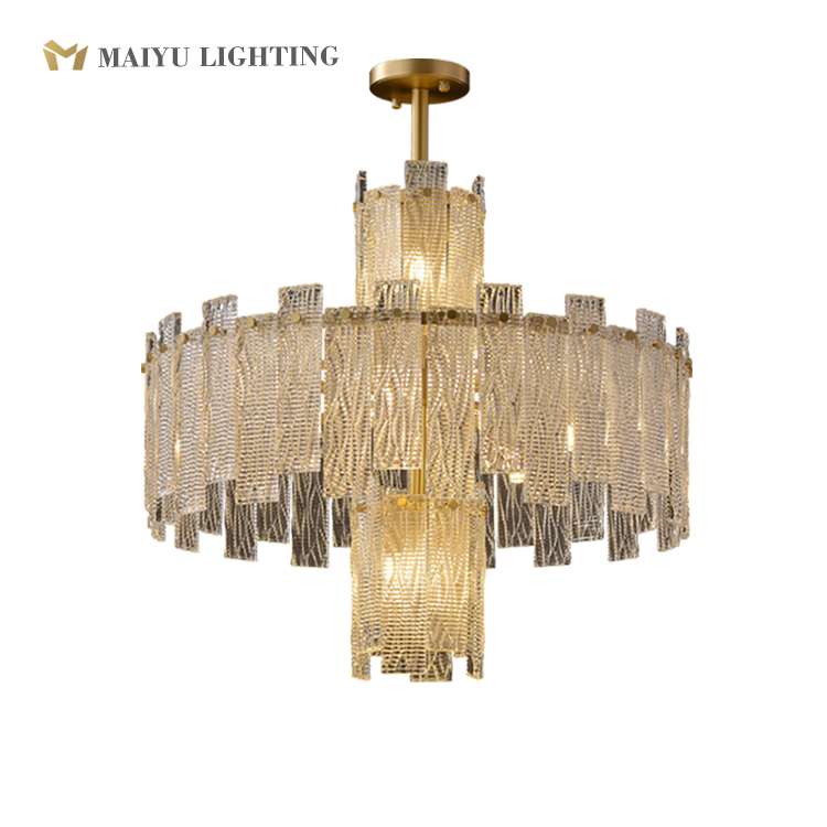 Big chandelier living room indoor lighting