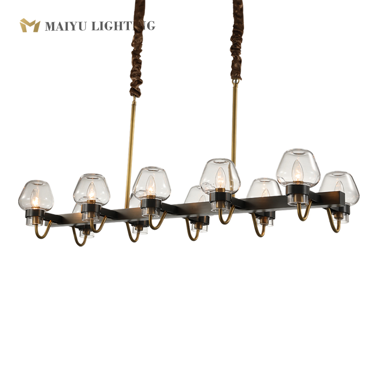 Brass pendant lighting restaurant chandelier